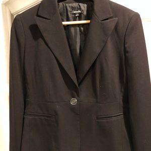 Rafaella One Button Black Blazer